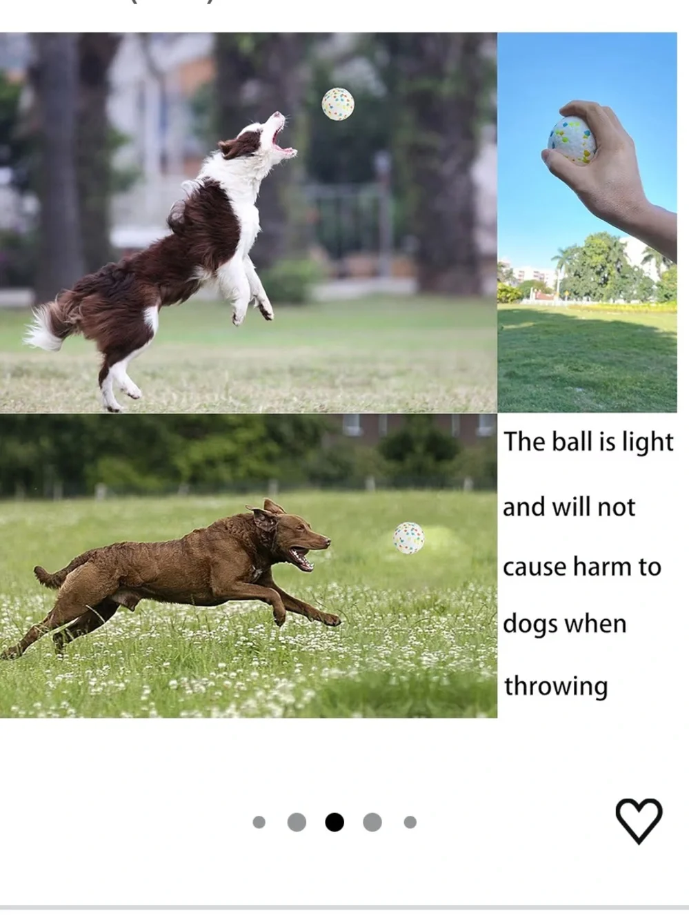MMSGA Dog Balls Indestructible for Water Or Land (2Pcs)